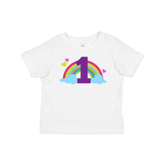 Inktastic 1st Birthday Rainbow Girls Baby T-Shirt
