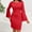 Red, variant on Women's Formal Dress Long Sleeve Split Sleeve Bodycon Dress Elegant Round Neck Party Work Dress plus Size Short Formal Dresses Evening Dresses Formal Woman Dresses Long Evening Gowns for Women Fancy