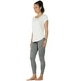 thumbnail image 6 of icyzone Open Back Yoga Shirts for Women - Exercise Workout Tops, Athletic Short Sleeves, Running T-Shirts Loose Fit, 6 of 6