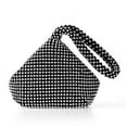 thumbnail image 5 of Upgrade Large Size Women Triangle Full  Rhinestones Crystal Evening Clutch Bag Party Prom Wedding Purse 7.9inch X 2.6inch X 11.8inch, 5 of 9
