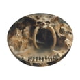 thumbnail image 1 of Disketp Ancient Skull Cave Landscape Funda Redonda para Taburete, Funda de Cojín para Silla de Bar Suave y Elástica-12 inch, 1 of 1