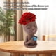 thumbnail image 3 of Maceta Con Cabeza De Resina, Maceta Para Plantas Con Cara, Creativa,, 3 of 7