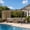 Khaki, variant on BPS 13' x 10' Outdoor Retractable Pergola with Canopy & 4 Roller Shades, Aluminum Patio Gazebo Shelter, Brown