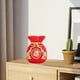 thumbnail image 1 of Estatua decorativa de jarrón con bolsa de bendición Feng Shui de Año Nuevo Chino ligera Rojo Macarena Cesta china, 1 of 8