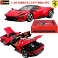 thumbnail image 2 of Bburago Ferrari 1:18 Daytona SP3 Version Raffinée Voiture de Sport Simulation Statique Véhicules Moulés sous Pression Modèle de Voiture de Collection Jouets, 2 of 5