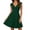Army Green, variant on A Line Dresses for Women Short Sleeve V Neck Mini Sundress Summer Causal Loose Dress, XL