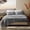 Black, variant on Sleep Zone Twin Sheets Set - 3 Piece Bedding - Jersey Knit Cooling Sheet Set - Soft and Fade Resistant - Easy Care - Deep Pocket (Twin,White)