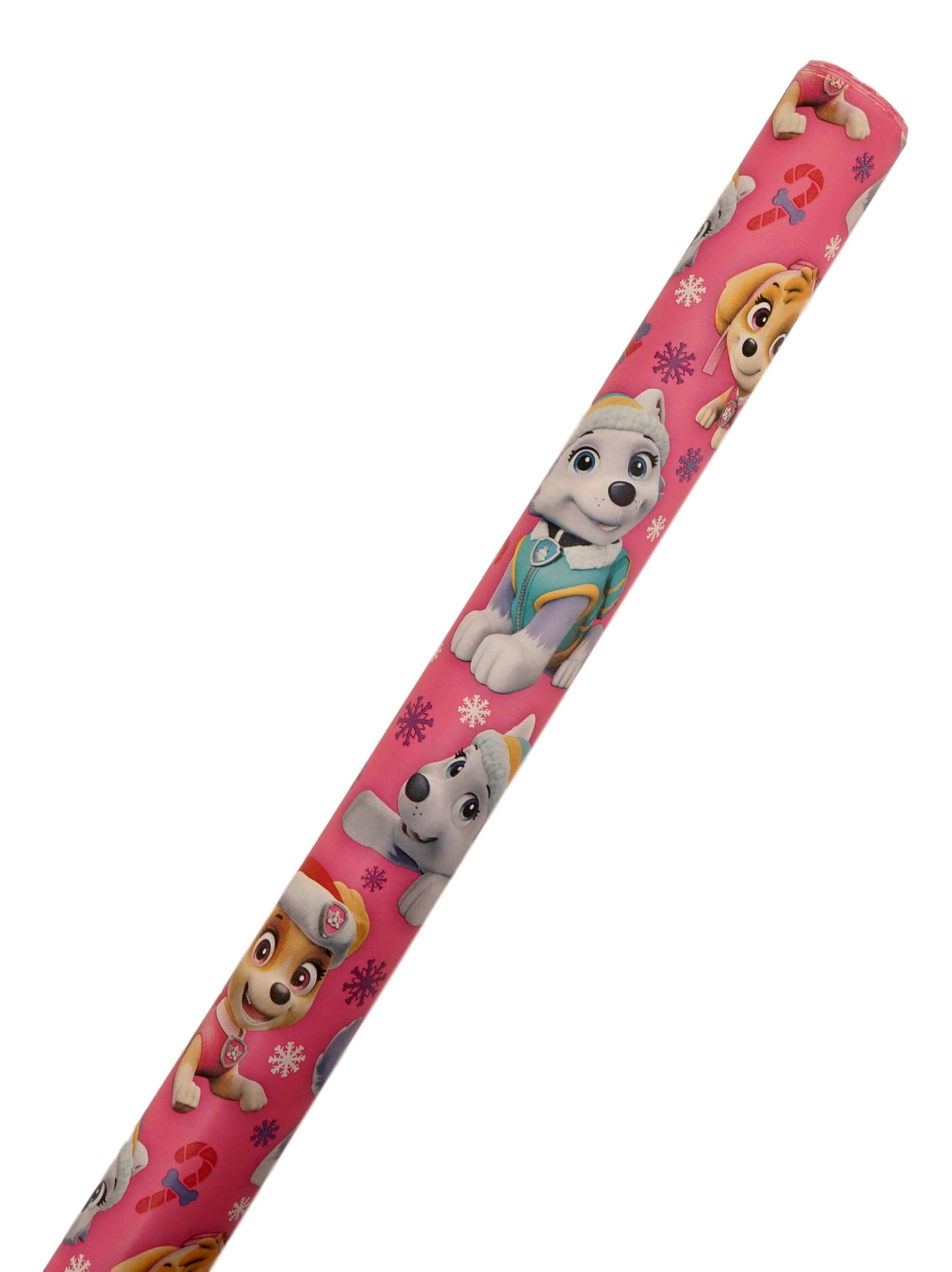 susiyo Wrapping Paper, 3 Rolls Pink Paw Prints Cat Paw Gift Wrap, 58 x 22.8  inch Per Roll