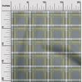 thumbnail image 1 of oneOone Polyester Lycra Fabric Tartan Check Printed Craft Fabric BTY 56 Inch Wide, 1 of 4