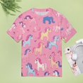 thumbnail image 5 of Cool Horse T-Shirt O Neck Retro Print Big Size T-Shirts Short Sleeve Tees Womens Pretty Design, 5 of 5