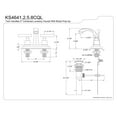 thumbnail image 2 of Kingston Brass KS4642CQL Claremont Bathroom Faucets, 2 of 2