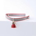 thumbnail image 5 of Dog and cat collars Kitten Collar Easy-Wearing Comfortable Plaid Small Pet Dog Cat Belt for Kitty Black Dog and cat collars (Color : Wine Red), 5 of 5