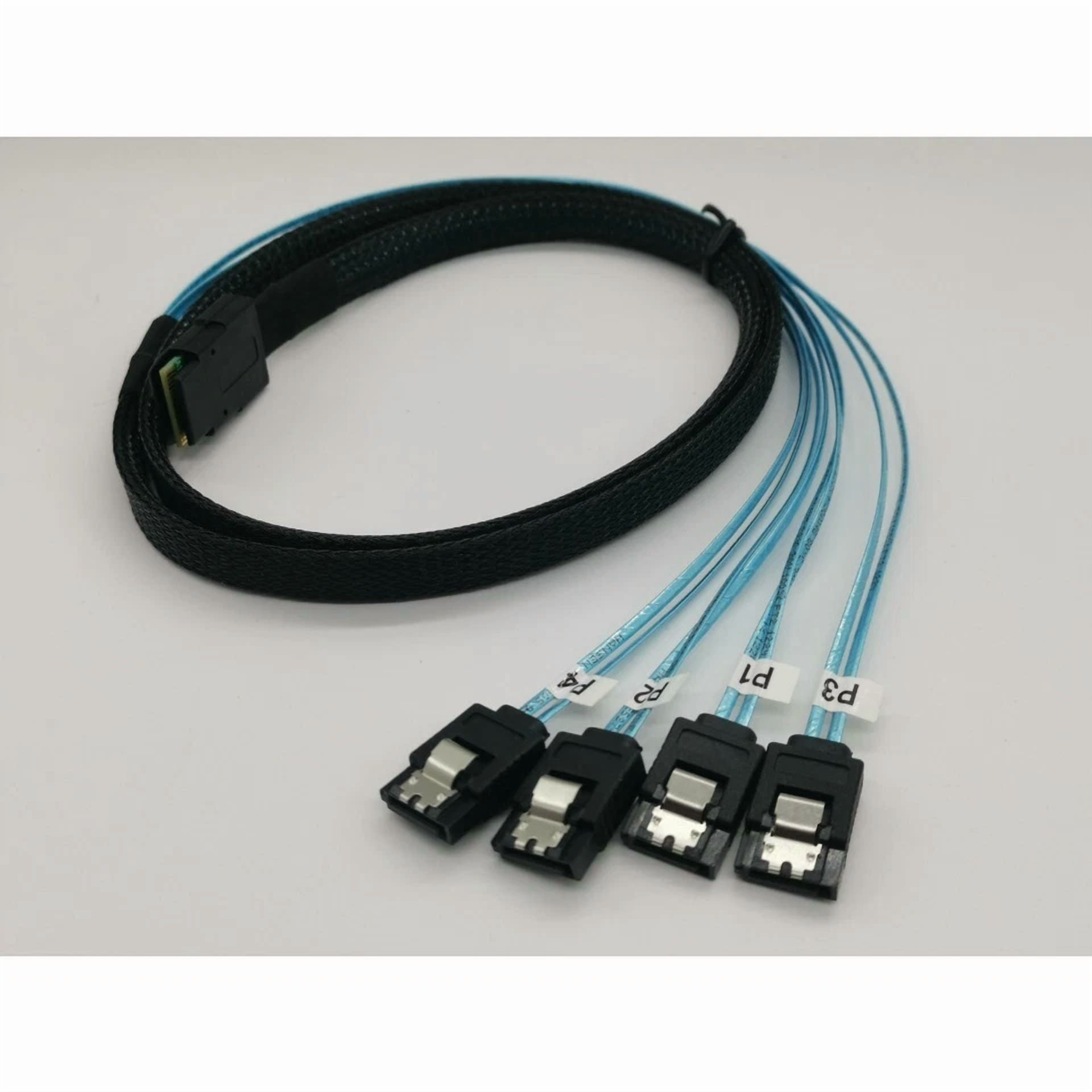 Mini Sas Cable Mini-Sas (Sff-8087) To Sata Forward Breakout Internal Hba Raid Us