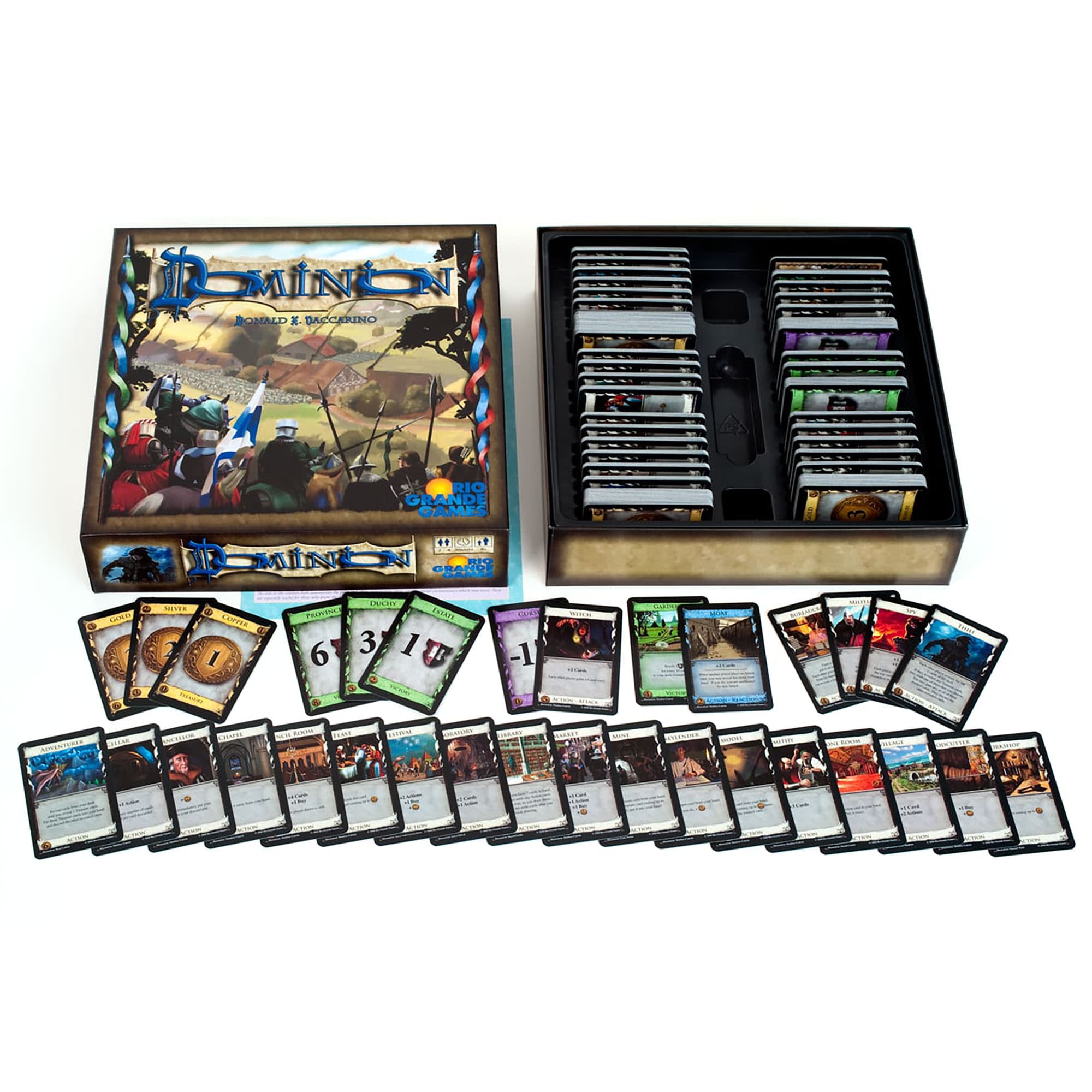 Rio Grande Games: Dominion: Prosperity - Juego De Cartas Para 2-6 Jugadores, Edad 13+ - Cuarta Edición - Tema: Riqueza