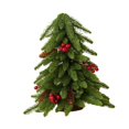 thumbnail image 3 of Mini de Navidad simulado de 40 cm, material de polietileno para armarios, chimeneas, adorno de mesa navideño realista multiusos Estilo C, 3 of 8