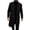Black, variant on Mens Double Breasted Trench Coat Notched Lapel Mid Long Peacoat Winter Casual Business Overcoat