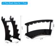 thumbnail image 2 of Uxcell Acrylic Pen Holder Display Stand Pen Rack Makeup Brush Organizer Vertical & Horizontal Black, 2 of 7