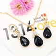 thumbnail image 4 of SmartBy Vintage Teardrop Rhinestone Women Jewelry Set Necklace Hook Earrings Pendants, 4 of 7