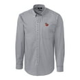 thumbnail image 2 of Men's Cutter & Buck Charcoal Fort Wayne TinCaps Easy Care Stretch Gingham Long Sleeve Button-Down Shirt, 2 of 3