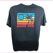 Hang Ten Men's Graphic T-Shirt Short Sleeve Size XXL in Navy Blue Heather
