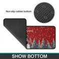 thumbnail image 5 of Christmas Snowman Kitchen Rug Set Of 2, Non-Slip Washable Buffalo Plaid Floor Mats, Crystal Velvet, 47x17in and 30x17in, 5 of 5