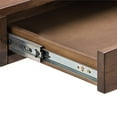 thumbnail image 4 of SIMPLIHOME Ralston SOLID WOOD and Metal Modern Industrial 60 inch Wide Home Office Desk, Writing Table, Workstation, Study Table Furniture in Rustic Natural Aged Brown with 2 Drawerss, 4 of 5