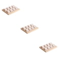 thumbnail image 4 of Maytalsory Rustic Wood Earring Card Holder with Tray for Jewelry Display Showcasing Collection 8 Pair Cream 3Set, 4 of 6