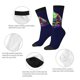 thumbnail image 4 of Balery Howling Wolf Calcetas Largas con Estampado para Hombre y Mujer – Suaves y Transpirables, Talla Única (US 5-11), 4 of 6