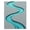Blue, Pattern 3, variant on ODIKA 4'x6' Machine Washable Non-Slip Area Rug, Abstract Teal High Traffic Rug, Blue, 1004430