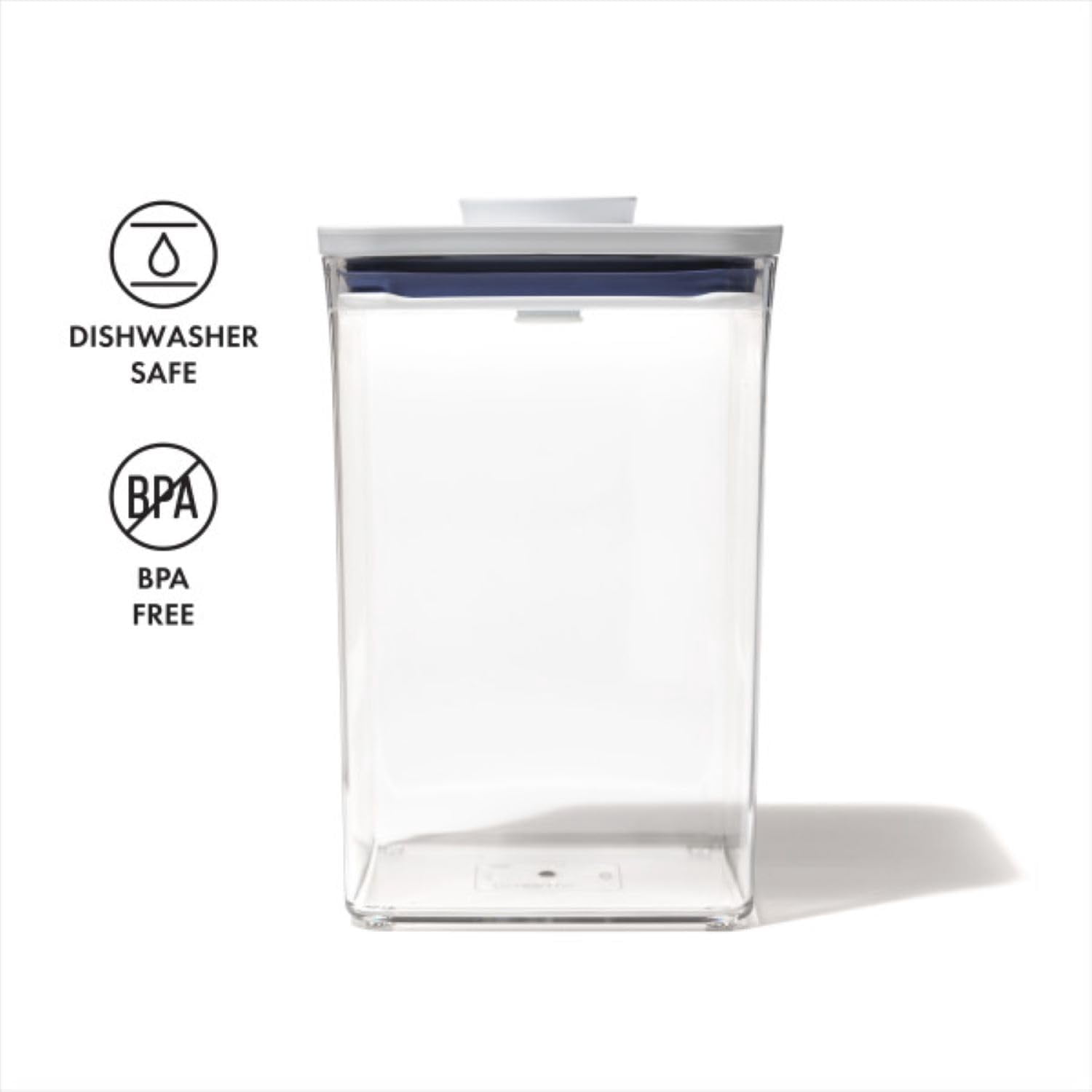 Airtight Food Storage Container, BPA-Free Plastic POP Container for Kitchen Pantry Organization4.4Qt