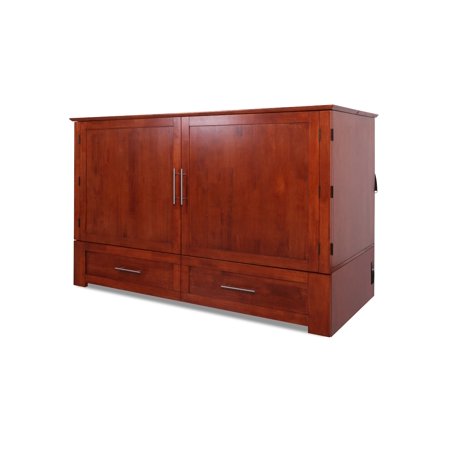Emurphybed Daily Delight Murphy Cabinet Chest Bed With Charging