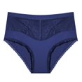 thumbnail image 4 of Calzones Menstruales Mujer Ropa Interior Para Mujer, Bragas De Bikini De Algodón, Encaje Suave, Bragas Hipster, Elásticas, 5 Unidades, 4 of 4