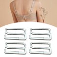 thumbnail image 1 of Dream Lifestyle 10Pcs Bra Hooks Electroplating Process Strong Material Durable Sturdy Two Holes Decorative Alloy Swimsuit Tops Underwear Bra Metal Hooks for Lady, 1 of 8