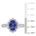 thumbnail image 2 of Everly Women's Tanzanite 14k White Gold Ring, 2 of 8
