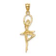 thumbnail image 3 of Finest Gold 14K Yellow Gold Polished Large Ballerina Pendant, 3 of 4