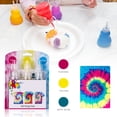 thumbnail image 2 of AIHOME One-step Tie-dye Kit Innovative No Fading DIY Fabric Environmental Friendly Tie-dye Kit for Student, 2 of 9