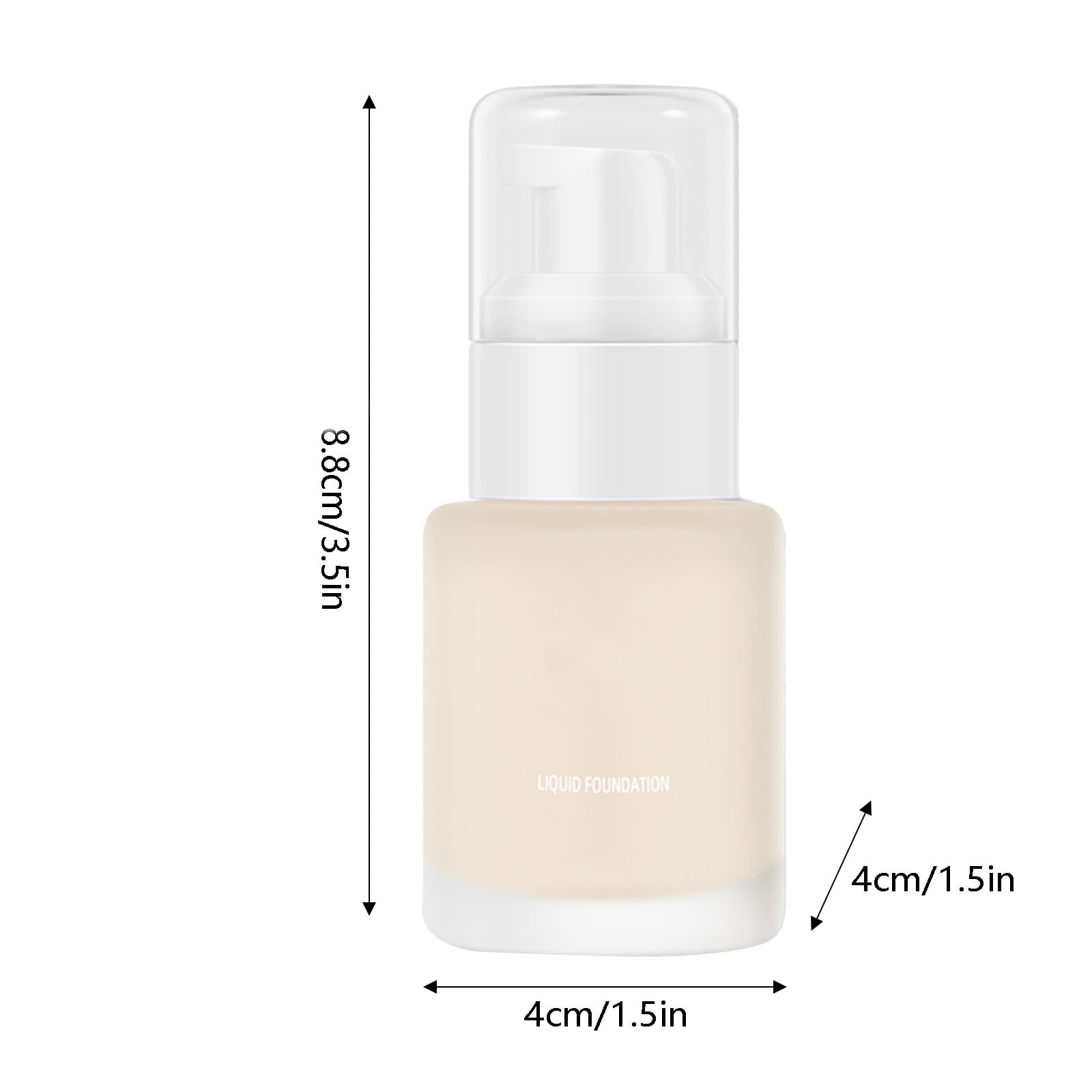 FOCALLURE 2-in-1 Foundation + Concealer – Volle Deckkraft, Langanhaltend, Mit LSF 15, Für Makellosen Teint