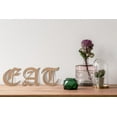 thumbnail image 5 of 6" Old English Wooden Letters - Premium MDF Wood Wall Letters, 5 of 30