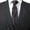 Dark Gray, variant on Men's Slim Knit Tie Solid Color Necktie Casual Business Wedding Party Formal Wear Accessories Industrial Zip Ties Clear