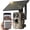 Camouflage, variant on GMOX 4G LTE Cellular Solar Trail Camera, Wireless Game Hunting Camera with 10400mAh Battery, 950nm No Glow Night Vision, IP66 Waterproof, Camouflage