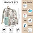 thumbnail image 6 of Farm and Wild Horse Pattern Backpack, Lightweight Small Bag with Retro Rainbow and Floral Prints for Horse Lovers, 6 of 6