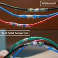thumbnail image 5 of 150 Pcs Heat Shrink Wire Connectors, Solder Seal Butt Connectors Kit Waterproof Marine Electrical Splice Terminals, 5 of 12