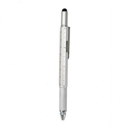 hengtong 4xScreen Tool Pen With Spirit Level Multitool Ruler Screwdriver 6 in1