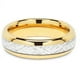 thumbnail image 4 of Anillo de oro de imitación de meteorito con ranuras de acero de tungsteno de 6/8 mm de ancho para hombre y mujer de 5 a 15 piezas, joyería europea y americana, 4 of 6
