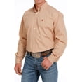 thumbnail image 3 of Cinch Men's Geo Print Long Sleeve Button-Down Western Shirt Beige Large, 3 of 4