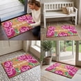 thumbnail image 5 of Lypsnake Rose Floral Coir Doormat, "Are You Lost?" Funny Welcome Mat, Decorative Non Slip Entryway Rug for Indoor & Outdoor Porch Home Decor, 5 of 6