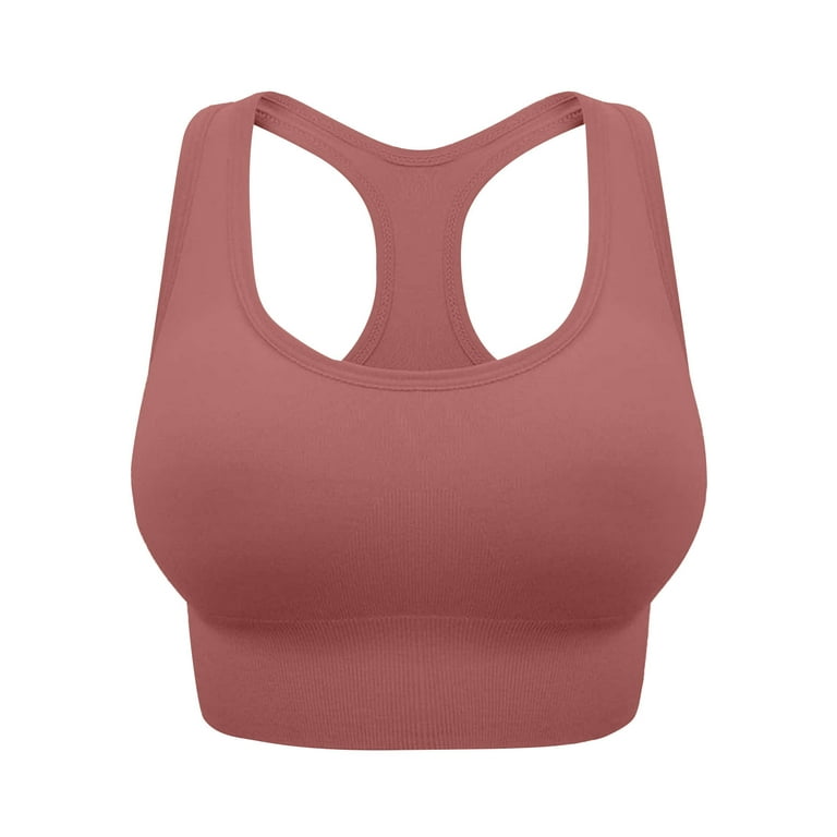 Clearance Sales! Zpanxa Bras for Women Sports Bra Elasticity Push Up Yoga  Fitness Sports Bustier Without Underwire Womens Bras Sports Bra Red L