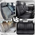 thumbnail image 5 of 2014 Car Seat Cover for HYUNDAI ACCENT , Leather Full Set of 5 Seats Waterproof Suitable for All Seasons, Black Car Seat Covers, Pet Car Seat Covers, 5 of 9