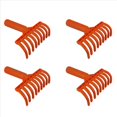 thumbnail image 1 of 4X Olive Rake Heads 9-Tooth Rake Multipurpose Plastic Shovel Rake Olive Picking Rake Inner Diameter 2.5cm,4X Olive Rake Head Nine-tooth rake,Orange, 1 of 6
