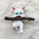 thumbnail image 2 of Rama de gato colgante de coche colgante de resina 3D decoración interior para mujeres niñas coche, 2 of 9